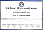 Op. Dr. Dürdane Keskin Plastik Rekonstrüktif ve Estetik Cerrahi sertifikası