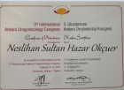 Op. Dr. Neslihan Sultan Hazar Kadın Hastalıkları ve Doğum sertifikası