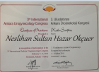Op. Dr. Neslihan Sultan Hazar Kadın Hastalıkları ve Doğum sertifikası
