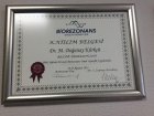 Uzm. Dr. Doğanay Kürkçü Biorezonans Sertifikalı Tıp Doktoru sertifikası