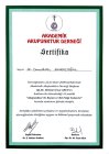 Dr. Cemalettin Ekmekcioğlu Geleneksel ve Tamamlayıcı Tıp sertifikası