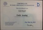 Prof. Dr. Fatih Şendağ Kadın Hastalıkları ve Doğum sertifikası
