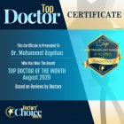 Dr. Muhammet Özgehan Medikal Estetik Tıp Doktoru sertifikası