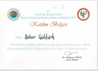 Prof. Dr. Bahar Göktürk Çocuk Sağlığı ve Hastalıkları sertifikası