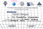 Dr. Cemalettin Ekmekcioğlu Geleneksel ve Tamamlayıcı Tıp sertifikası