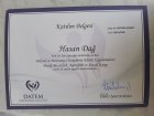 Uzm. Psk. Dan. Hasan Dağ Psikoloji sertifikası