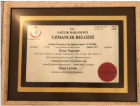 Op. Dr. Ersoy Taşpınar Genel Cerrahi sertifikası