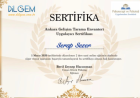 Dil ve Konuşma Terapisti Serap Sezer Dil Konuşma Bozuklukları sertifikası