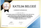 Çocuk Gelişim Uzmanı Ayşenur Karabacak Çocuk Gelişim Uzmanı sertifikası