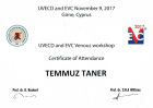 Op. Dr. Temmuz Taner Kalp Damar Cerrahisi sertifikası