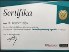 Dt. İbrahim Paşa Diş Hekimi sertifikası