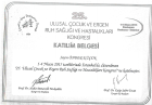 Uzm. Dr. Önder Küçük Çocuk ve Ergen Psikiyatristi sertifikası
