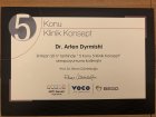 Uzm. Dr. Arten Dyrmishi Diş Hekimi sertifikası