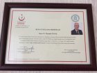 Uzm. Dr. Mustafa Savaş Geleneksel ve Tamamlayıcı Tıp sertifikası