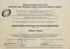 Uzm. Psk. Dan. Ahunur Soysal Psikolojik Danışman sertifikası