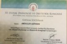 Op. Dr. Abdullah Göymen Kadın Hastalıkları ve Doğum sertifikası