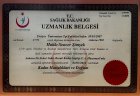 Op. Dr. Hakkı Sencer Şimşek Kadın Hastalıkları ve Doğum sertifikası
