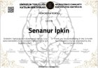 Psk. Dan. Senanur İpkin Psikolojik Danışman sertifikası