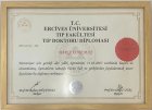 Op. Dr. Barış KORKMAZ Kadın Hastalıkları ve Doğum sertifikası