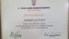 Prof. Dr. Ahmet Güven Çocuk Cerrahisi sertifikası