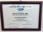 Prof. Dr. Erkan Tarhan Kulak Burun Boğaz hastalıkları - KBB sertifikası
