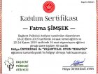 Uzm. Kl. Psk. Fatma Şimşek Psikoloji sertifikası