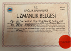Op. Dr. Özgür Erdoğan Üroloji sertifikası
