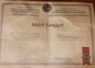 Uzm. Psk. Melek Sarıçiçek Psikoloji sertifikası