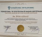 Dyt. İpek Günay Diyetisyen sertifikası