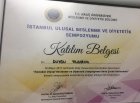 Dyt. Duygu Yıldırım Sökmen Diyetisyen sertifikası