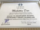 Uzm. Psk. Muhittin Dar Psikoloji sertifikası