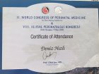Prof. Dr. Deniz Ulaş Kadın Hastalıkları ve Doğum sertifikası