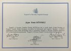 Uzm. Kl. Psk. Emin Dönmez Psikoloji sertifikası