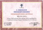 Op. Dr. Melek Büyükkınacı Erol Kadın Hastalıkları ve Doğum sertifikası