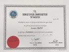 Uzm. Dr. Levent Sepit Geleneksel ve Tamamlayıcı Tıp sertifikası
