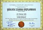 Uzm. Kl. Psk. Ali Osman Şaş Psikoloji sertifikası