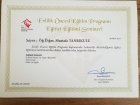 Uzm. Psk. Dan. Mustafa Tanrıkulu Psikoloji sertifikası