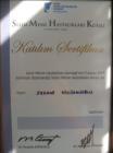 Op. Dr. Serdar Küçükalioğlu Genel Cerrahi sertifikası