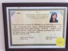 Op. Dr. Suzan Gençsoy Kadın Hastalıkları ve Doğum sertifikası