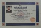 Doç. Dr. Eren Çetin Radyasyon Onkolojisi sertifikası