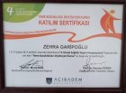 Dyt. Zehra Garipoglu Diyetisyen sertifikası