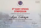 Uzm. Dr. Ayşe Cinkaya Kahveci Dermatoloji sertifikası