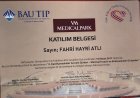 Op. Dr. Fahri Hayri Atlı Kalp Damar Cerrahisi sertifikası