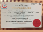 Uzm. Dr. Hüseyin Uslu Çocuk ve Ergen Psikiyatristi sertifikası