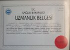 Uzm. Dr. Özgür Dağlar Kardiyoloji sertifikası