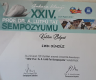 Uzm. Dr. Emin Gündüz Dermatoloji sertifikası