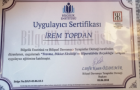 Psk. İrem Topdan Psikoloji sertifikası