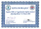 Dr. Sümeyye Taş Akupunktur sertifikası