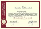 Uzm. Dr. Özge Akça Çocuk Sağlığı ve Hastalıkları sertifikası