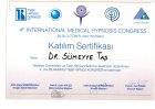 Dr. Sümeyye Taş Akupunktur sertifikası